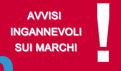 avvisi ingannevoli rinnovo marchio